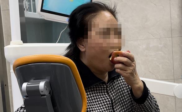 患者牙齒種植后